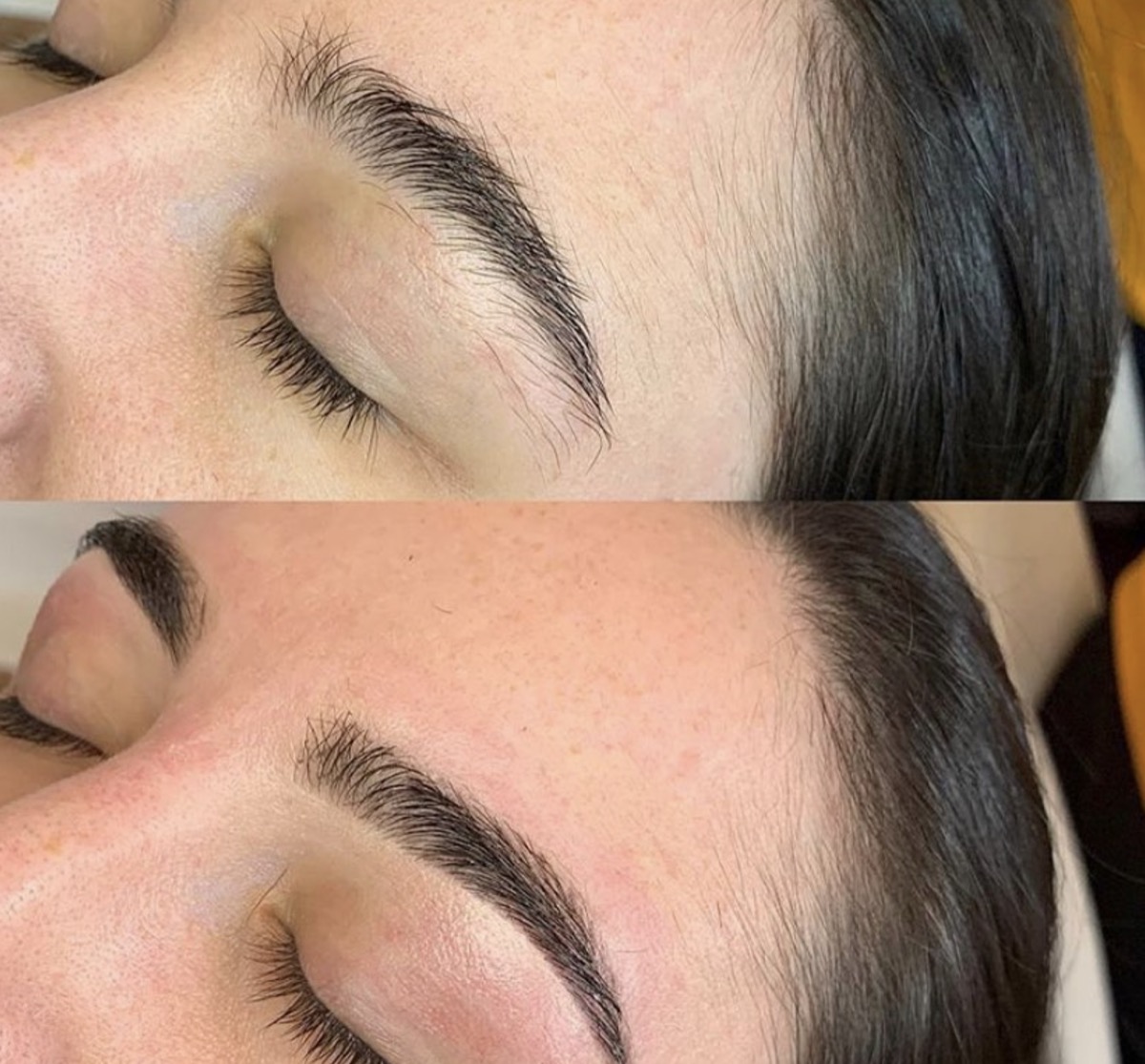 Professional eyebrow threading at Urban Brows Edmonton