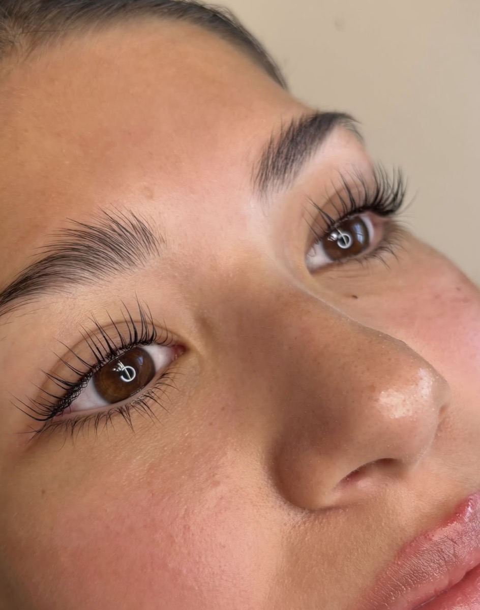 Natural lash lift result without extensions